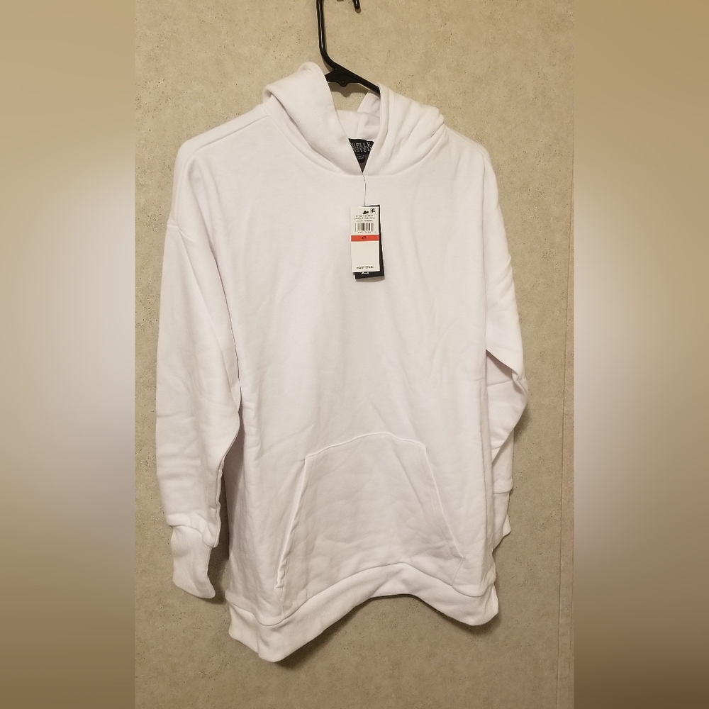 Womens Danielle Bernstein hoody. White. Brand new w/ tags